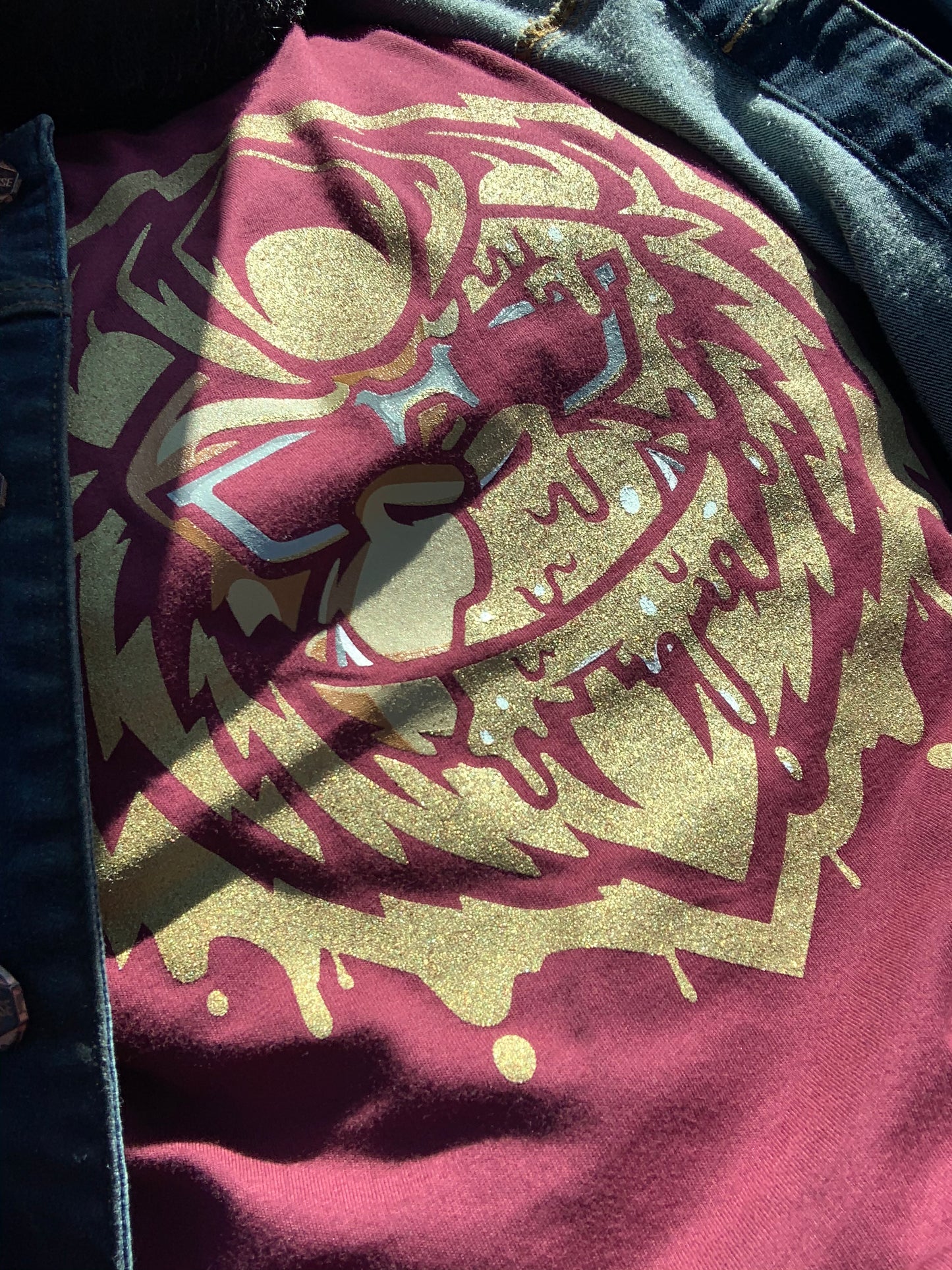 Maroon/Gold Ape Logo