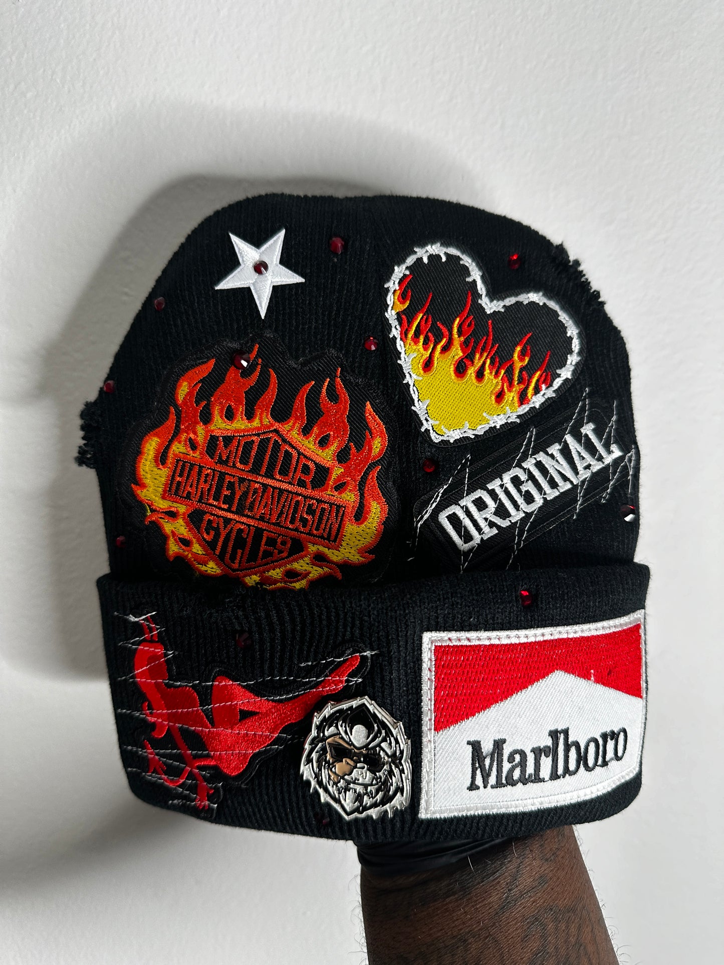 one-of-one custom beanie