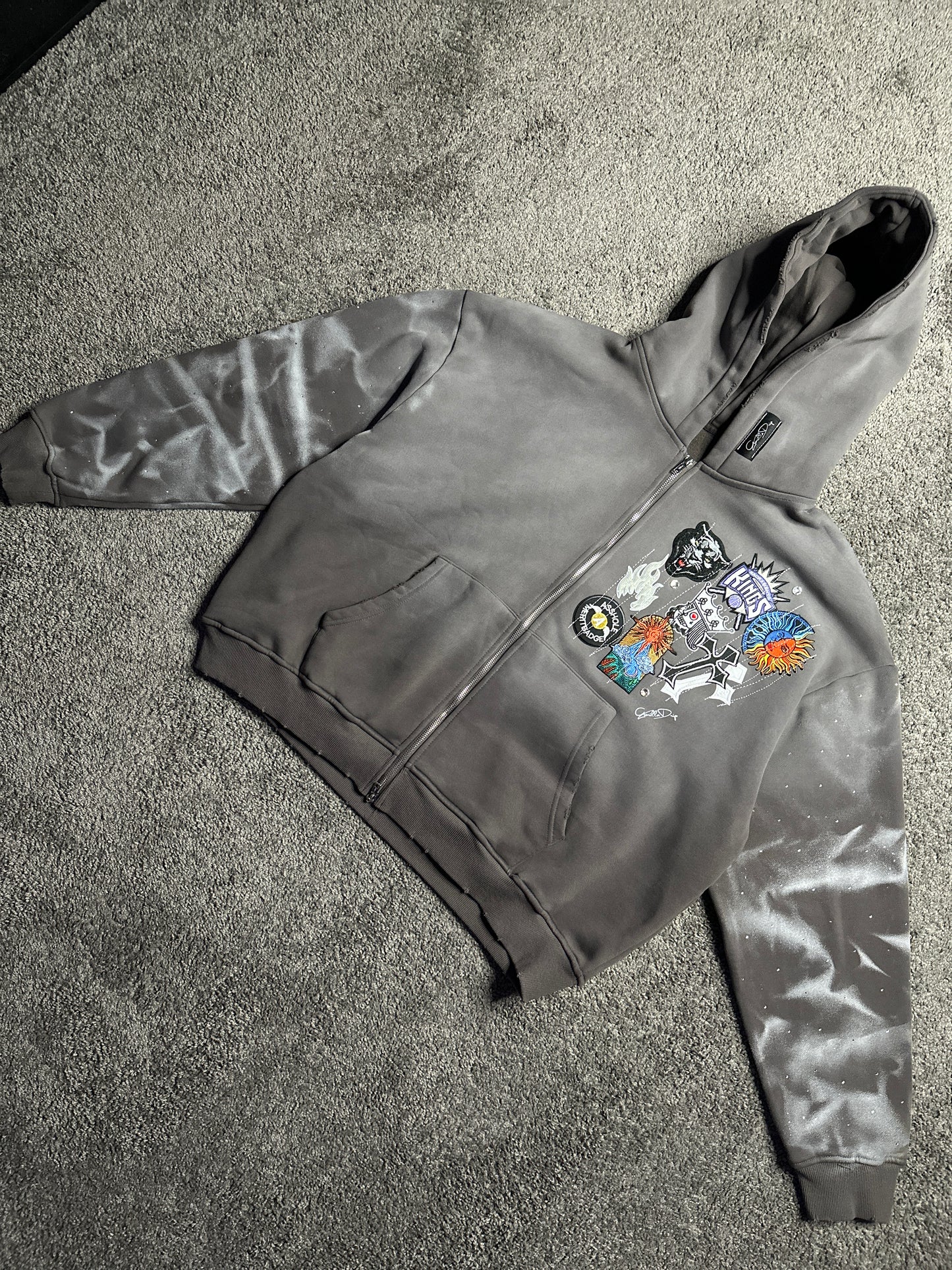 Smoke screen hoodie