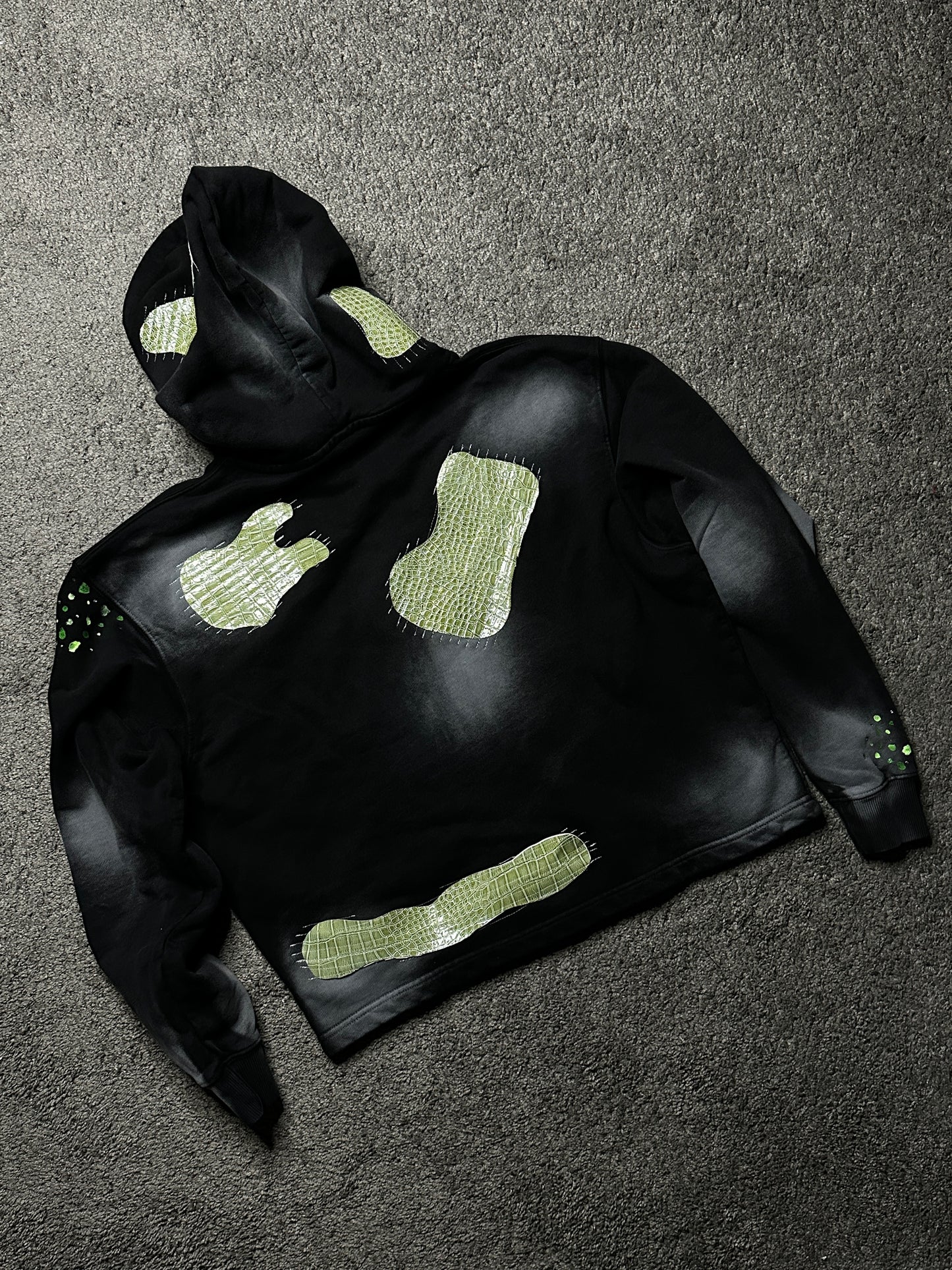 Black / Acid Green 1 of 1 hoodie