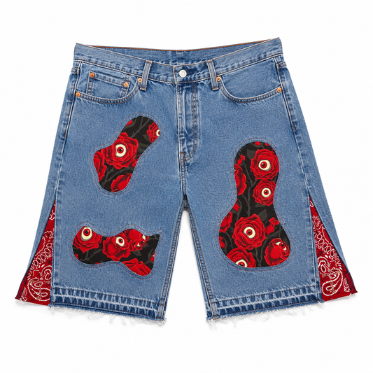 All Eyes on You Denim Shorts