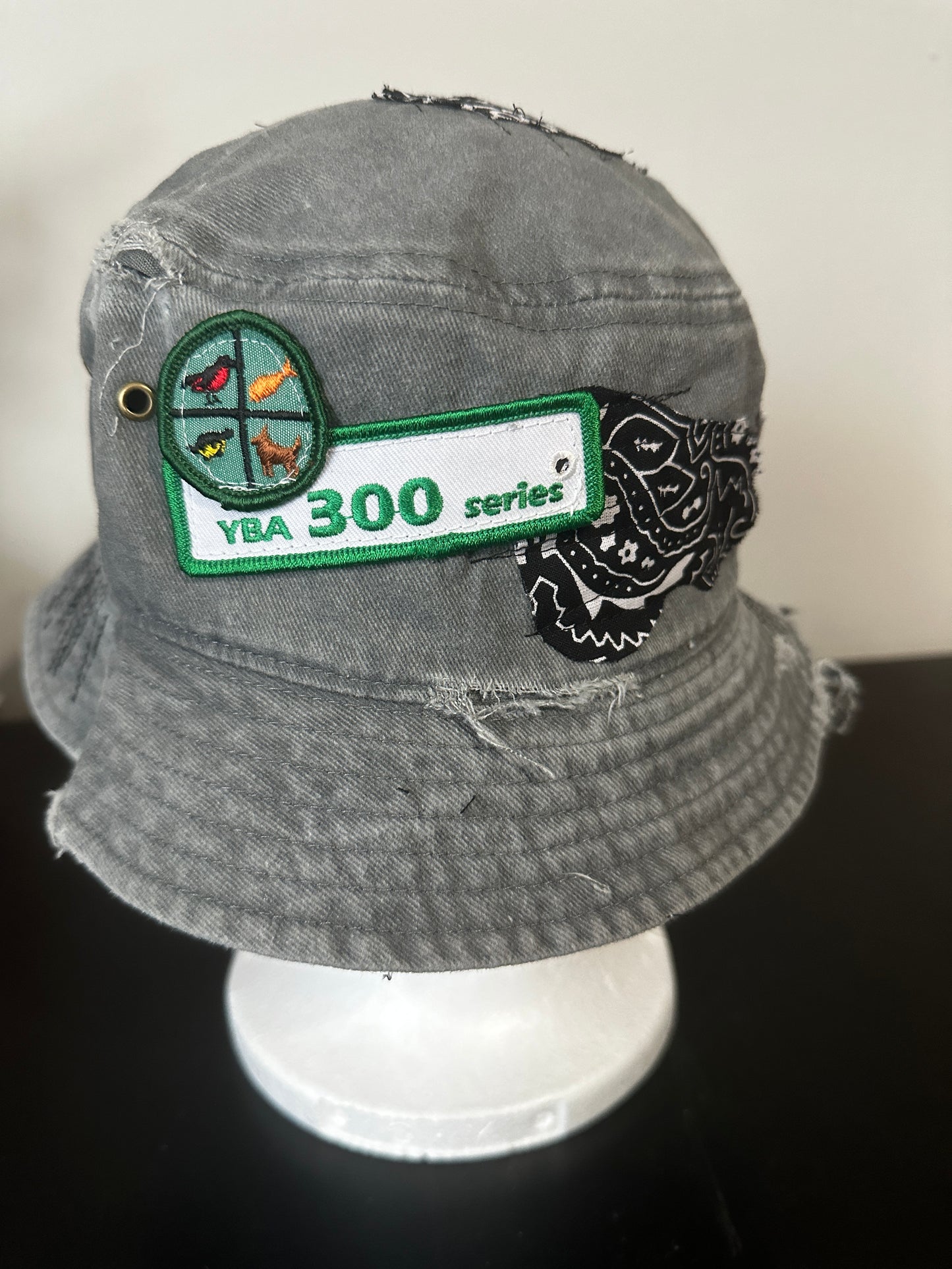Distressed Patchwork Vintage Bucket Hat 1 of 1