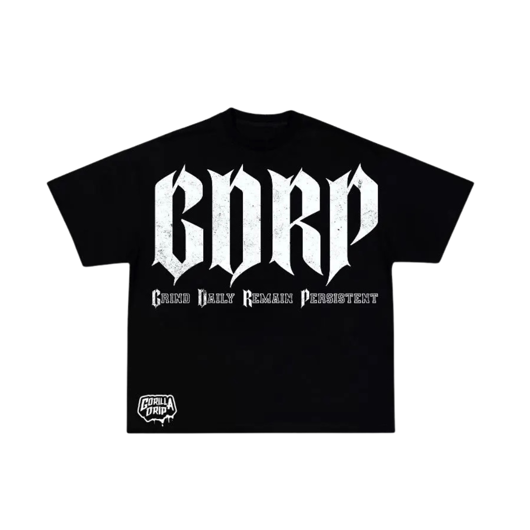 Gorilla Drip "GDRP" Black T-shirt