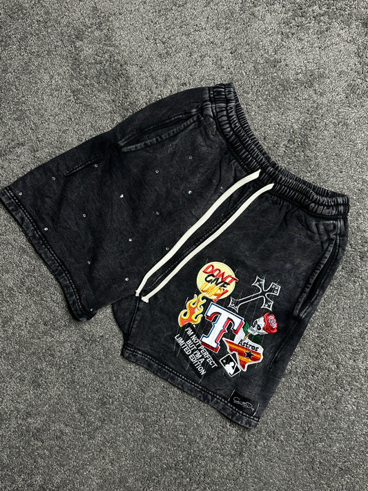 Patchwork shorts