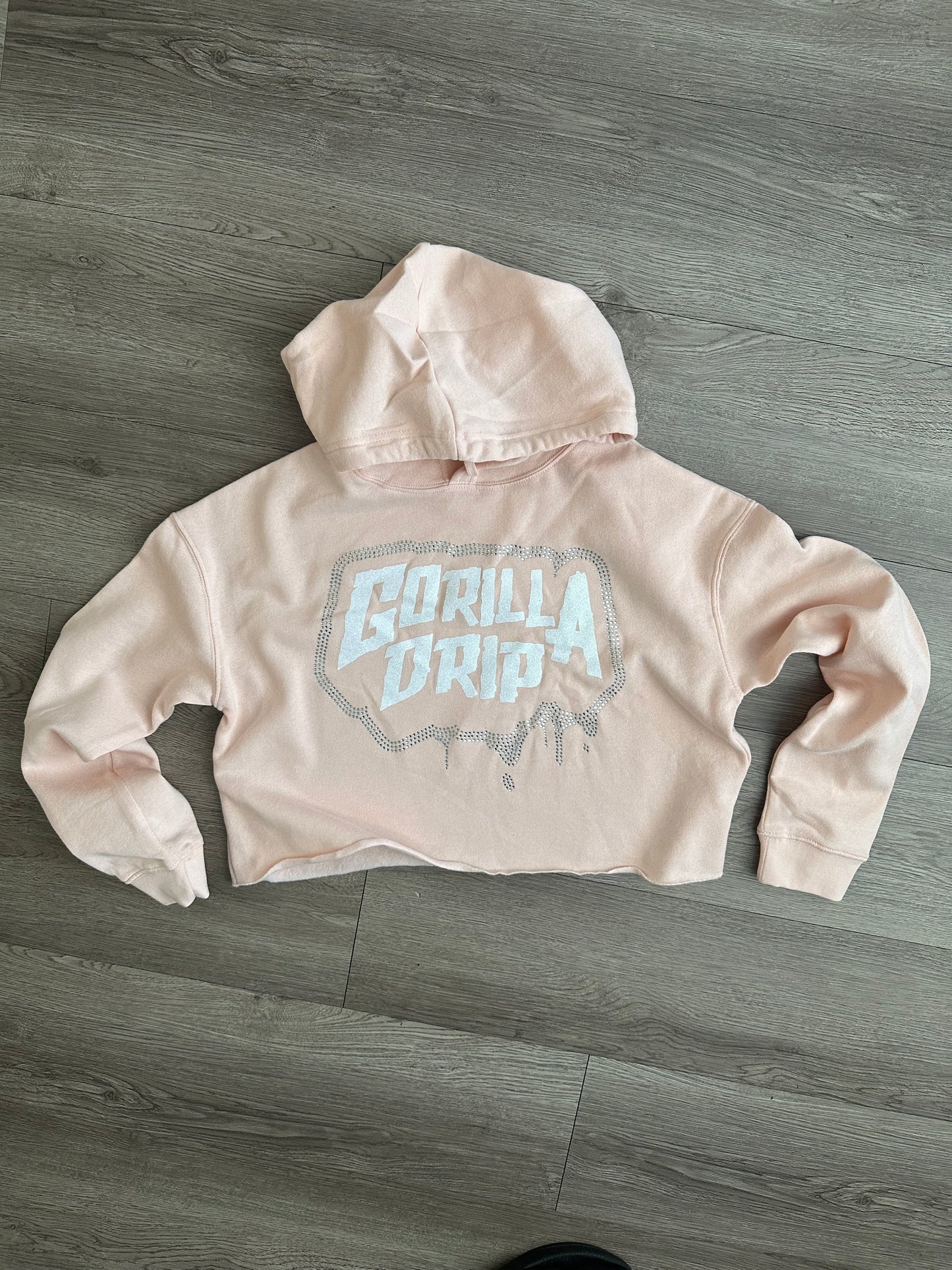 Classic Logo Ladies Cropped Hoodie