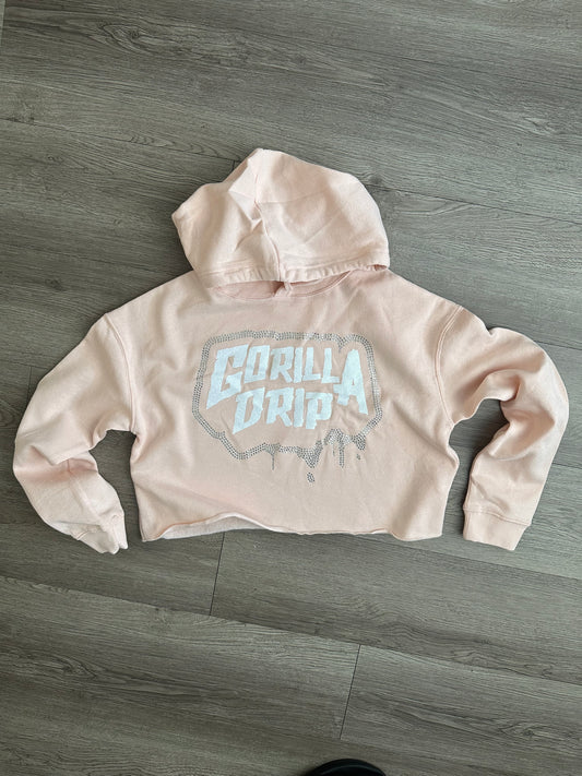 Classic Logo Ladies Cropped Hoodie