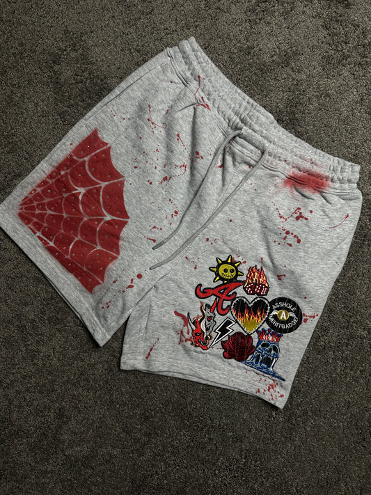 Red Web shorts