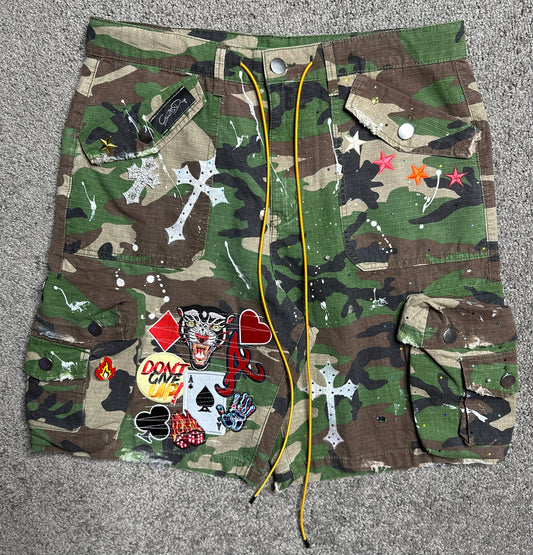 Custom camo shorts