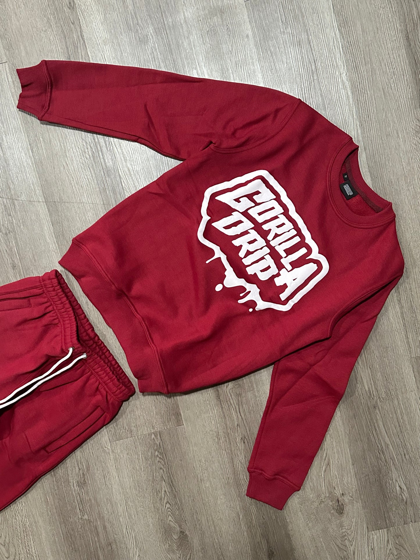 Burgundy Gorilla Drip set