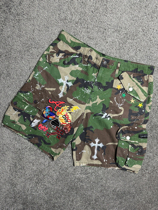 Custom camo shorts