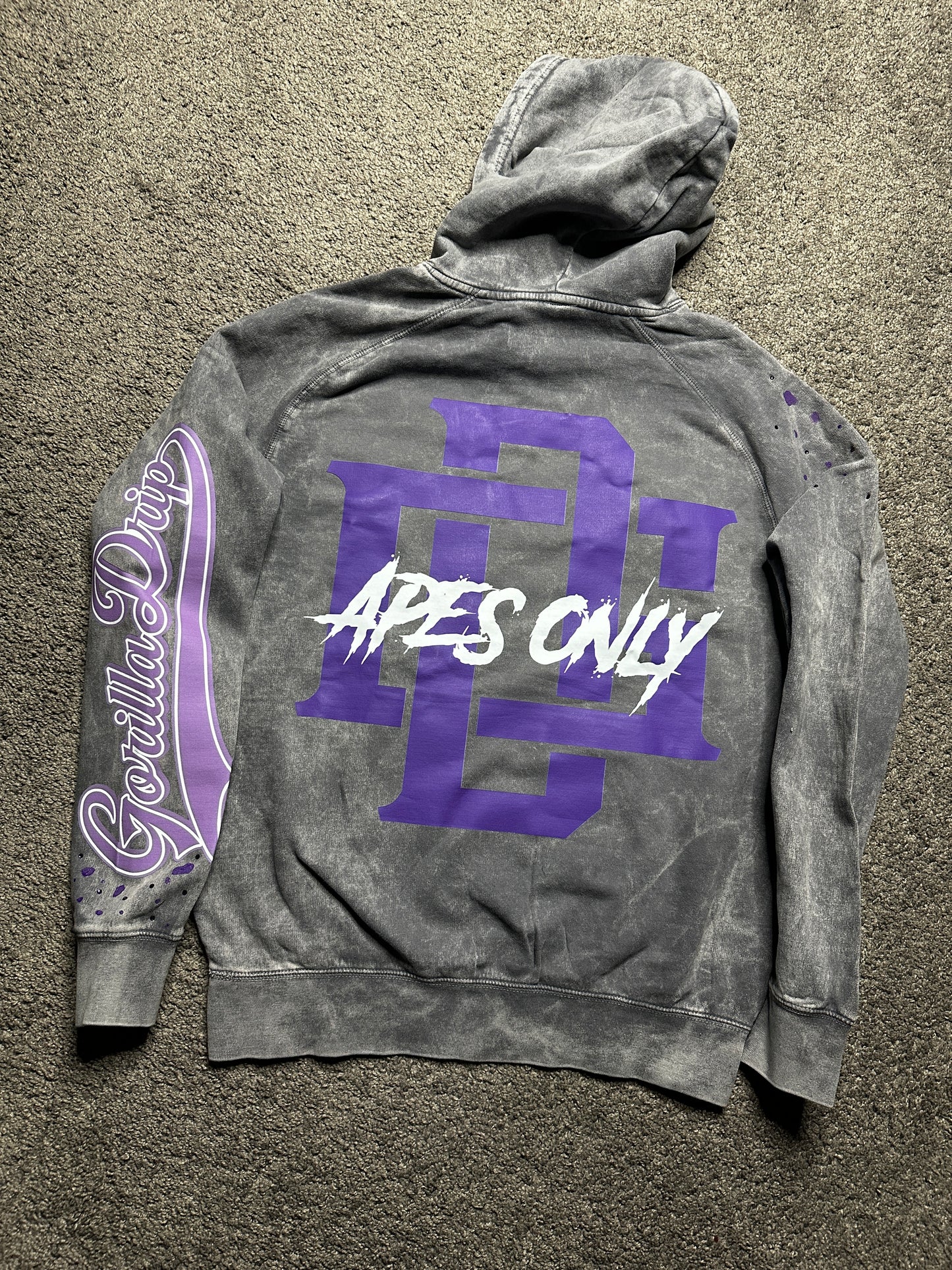 Purple Reign Vintage Lightweight Hoodie