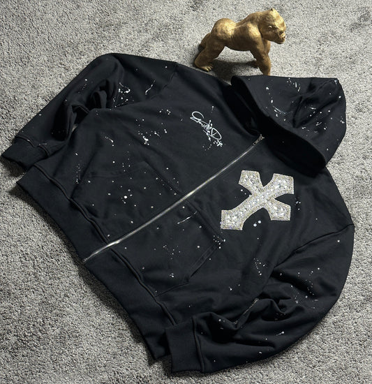 Gorilla Drip Cross Hoodie