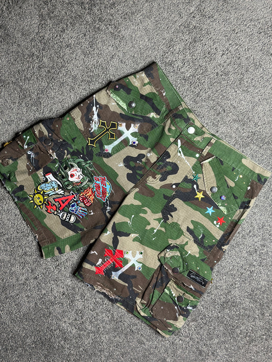 Custom camo shorts