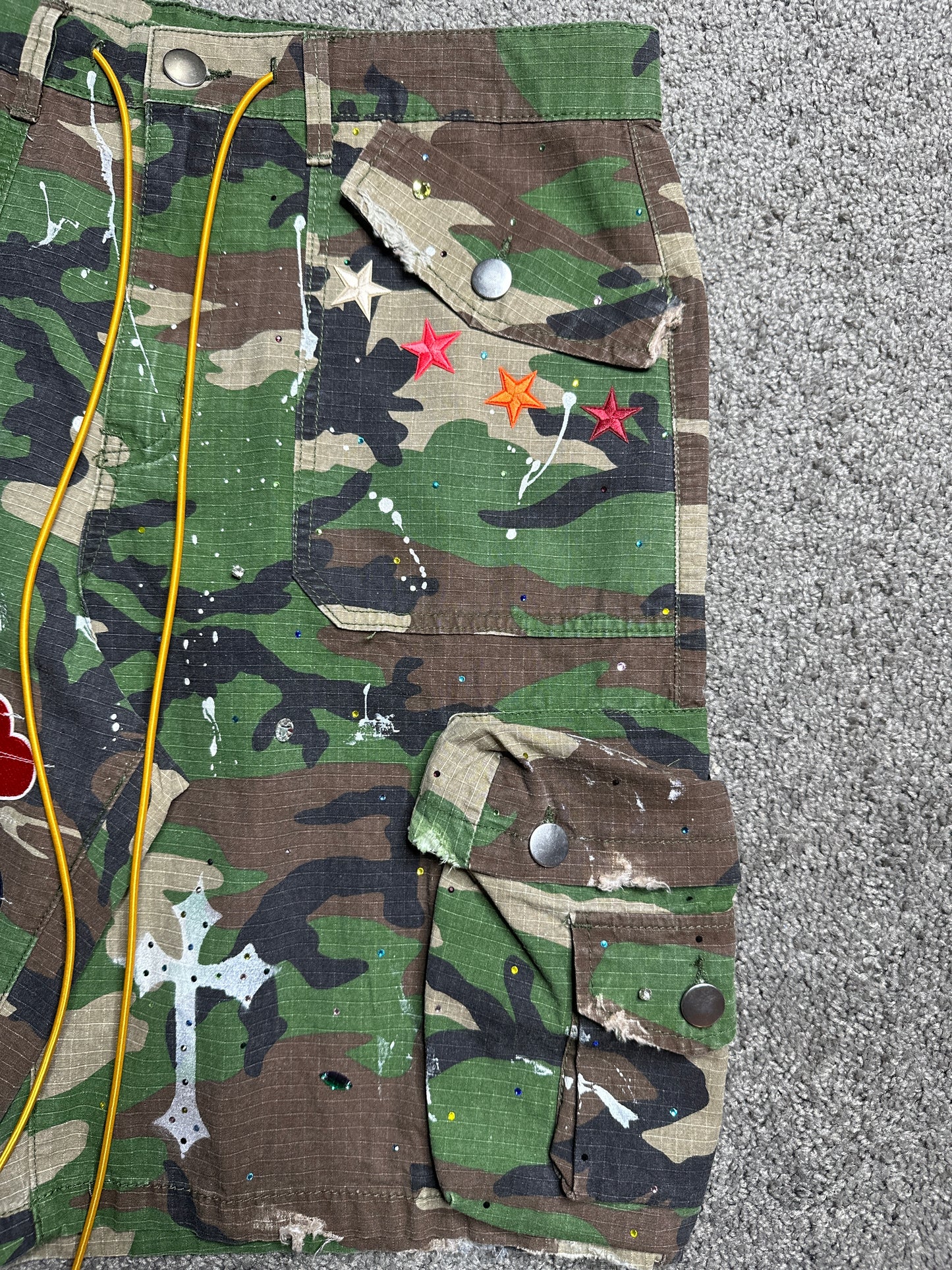 Custom camo shorts