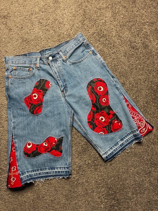 All Eyes on You Denim Shorts